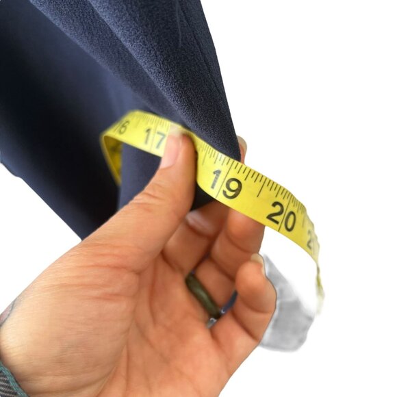 Dress the Population Anita Navy Plunging V Neck Sleeveless Midi Sheath Dress XS - Picture 12 of 12